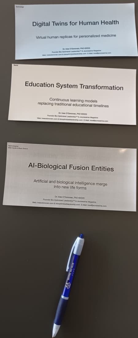 Horizon cards used to explore possible futures